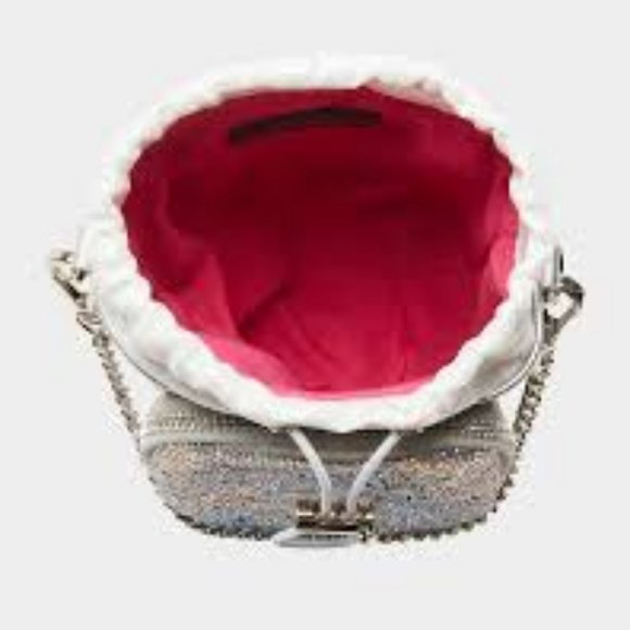 Betsey Johnson Kitsch Keep It Cool Water Bottle Silver EUC - Picture 3 of 4